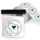 Love from My State Round Address Labels Image 2 of 2